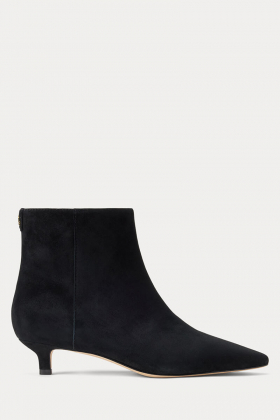 Francesca suede bootie, Black