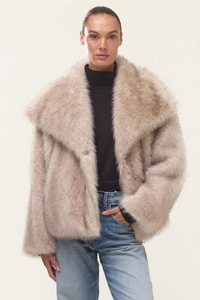 Ice Bear Faux Fur, Light Camel