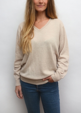 LOVISA SWEATER, BEIGE