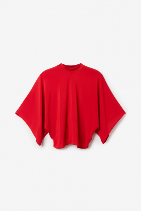 Jersey Kimono Top, Red