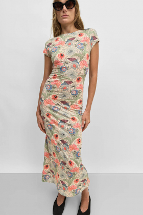 The Otta cap sleeve tricot dress, Ducharne