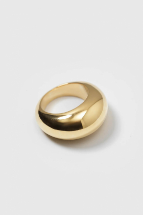 Bolded Big Ring, Gold