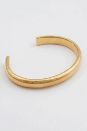 Bolded Bangle, Gold
