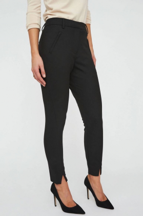 Angelie Split Pant, Black Glow