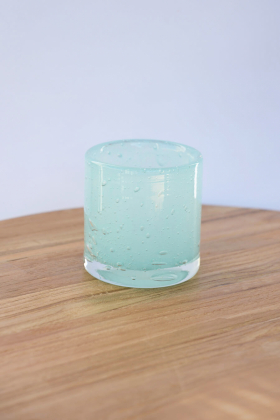 Small Candle Holder, Glaçon Bubbles