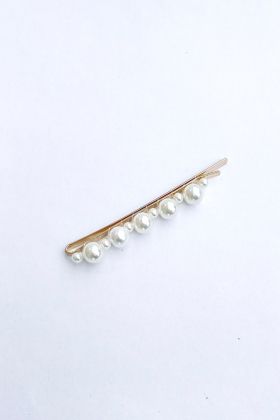 Hair clip, Pearl