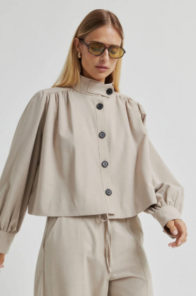 Zoie Jacket, Light Beige Melange